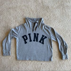 PINK Cropped Sweatshirt